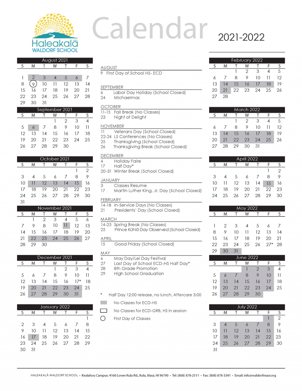 Calendar